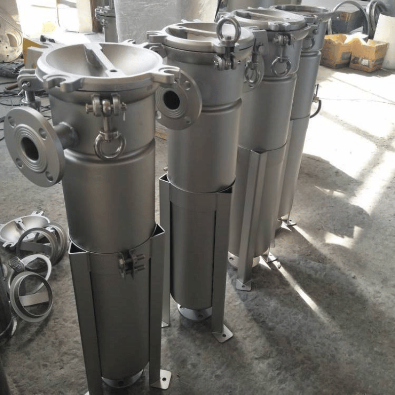 Cast Recessed Cover Single Bag Filter