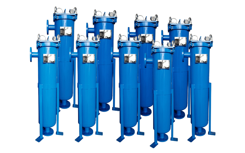 Single Bag Filter Housing