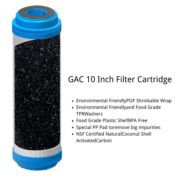 GAC 10 Inch Filter Cartridge